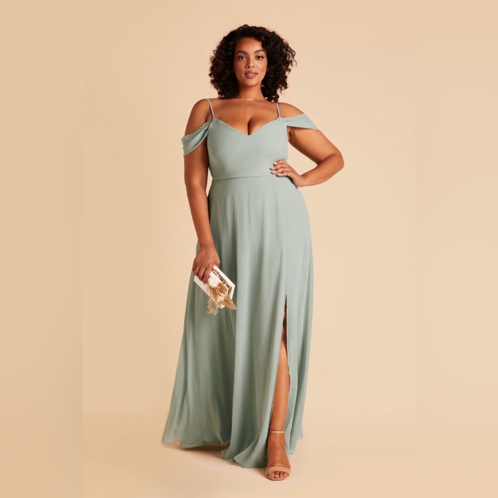 Birdy Grey Devin Chiffon Dress - Sage